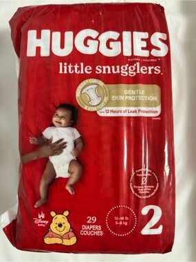 Huggies Little Snugglers Size 2 Red Pack